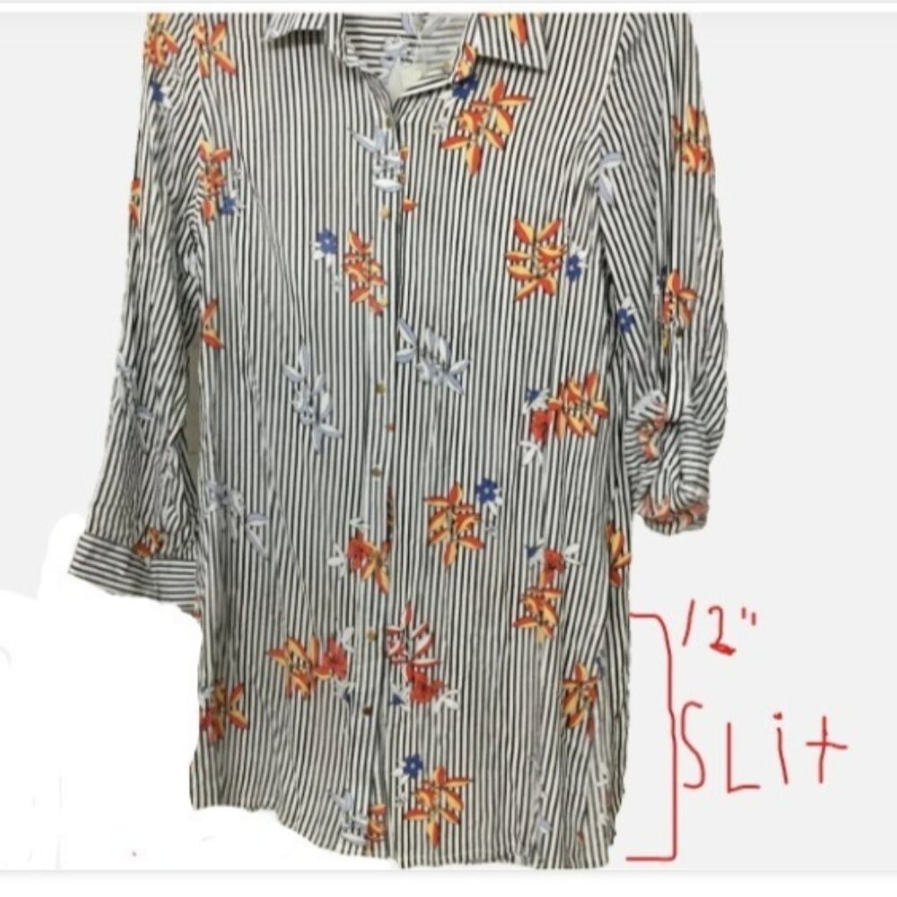 Solitaire by Ravikhosla Women Size M Short A-line Dress Casual White Orange Gold